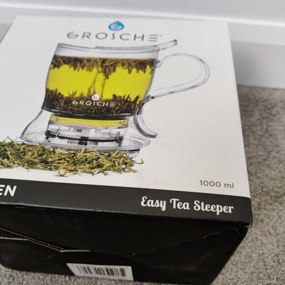 Grosche Aberdeen NEW Tea Steeper 1000 ml 1 L Tea Infuser Teapot Smart Tea Maker - Picture 5 of 10